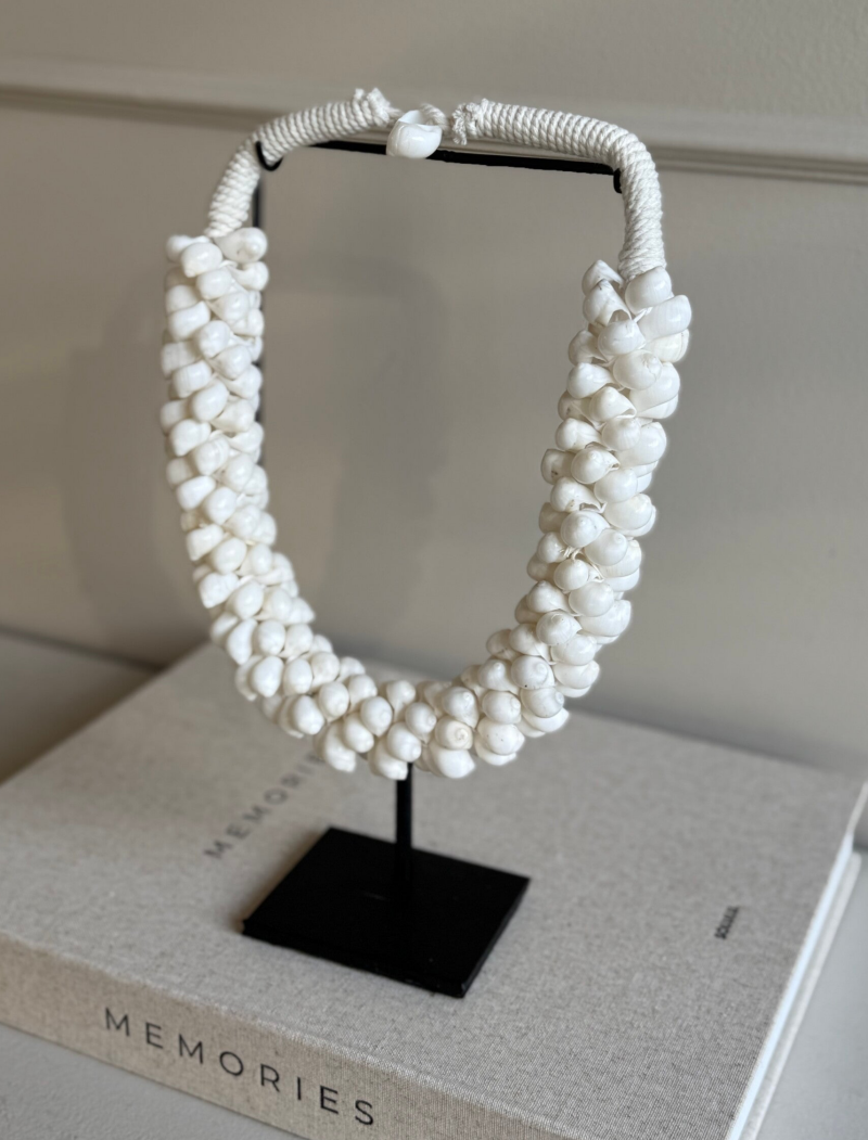 Schelpenketting Small Wit