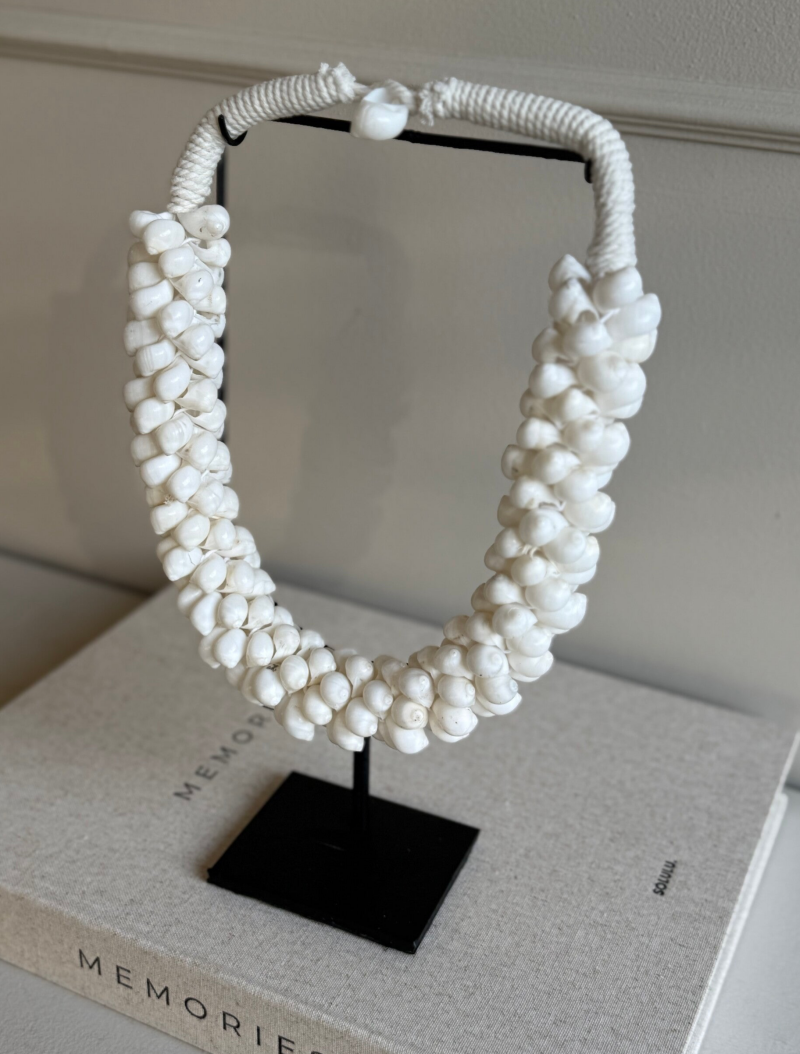 Schelpenketting Small Wit
