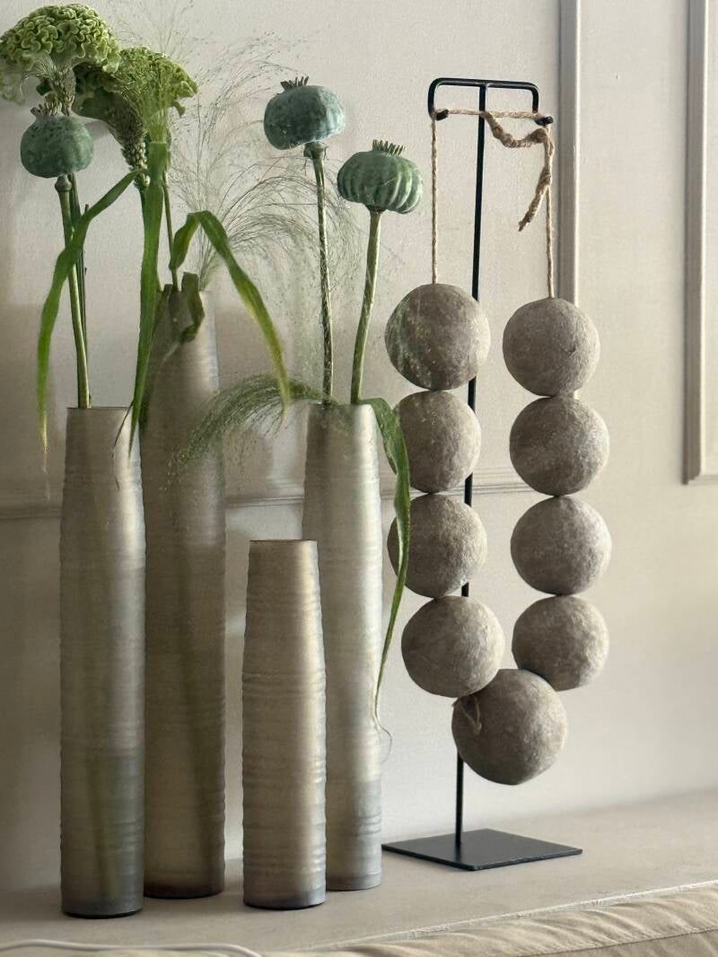 Cotton Balls Ketting Beige - 2 maten