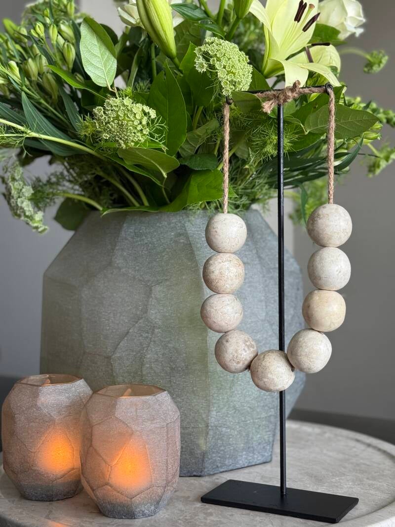 Marmeren ballen ketting