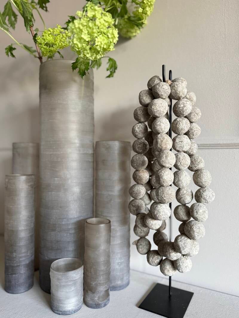 Cotton Balls Ketting Beige